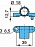 Кронштейн датчика ABS BPW 0318914610