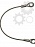 Трос страховочный BPW L-1120 mm PE 04511700