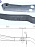 Полурессора однолистовая SAF 3155104401