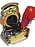 Головка соединительная воздух M16x1.5 10бар красная с клапаном S&K GMBH SK689000801