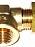 Фитинг угловой (6237808+6237746) латунь STARTEC INF11M16F16L 