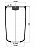 Пневмоподушка 4884N1P01 без стакана PEGA P104884S01