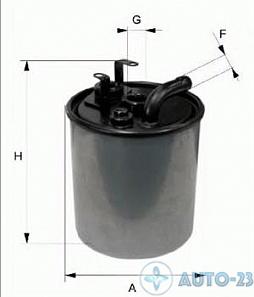 Фильтр топливный KNECHT KL1002