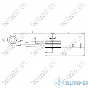 Полурессора WEWELER F001A037BD75