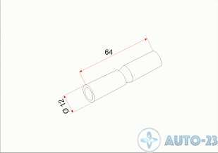 Штифт стопорный тормозной пружины AUGER 52372