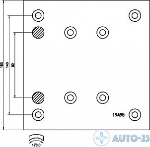 Тормозные накладки 19495 STD TEXTAR S1949502
