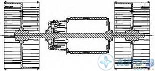 Моторчик отопителя BEHR-HELLA 8EW351024481