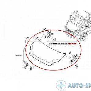 Капот IVECO 3800056