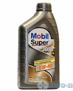 Масло моторное 5W40 MOBIL Super 3000 синтетическое 1л