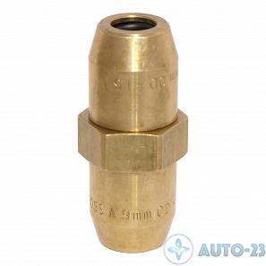 Фитинг-соединитель прямой T09x1,5/T09x1,5 латунь RAUFOSS 6237265 