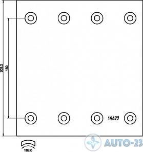Тормозные накладки 19477 STD STELLOX 8501001