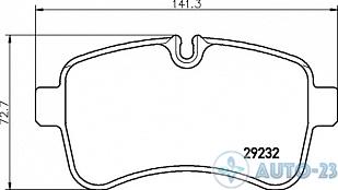 Тормозные колодки 29232 задние PILENGA FDP9270