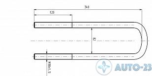 Стремянка рессоры MB STELLOX 8464042