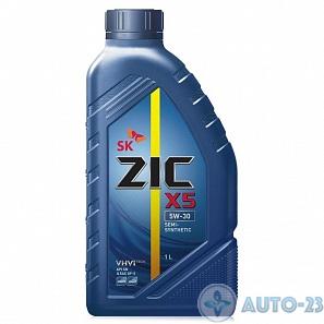 Масло моторное 5W30 ZIC X5 полусинтетическое 1л
