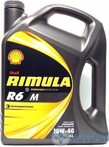 Масло моторное 10W40 SHELL Rimula R6M 4л