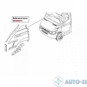 Крыло переднее IVECO 99489371