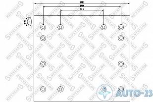 Тормозные накладки 19369 STD STELLOX 8500993