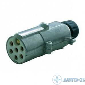 Вилка электрическая 24V 6+1 конт металл (винты) HYBSZ WM24S
