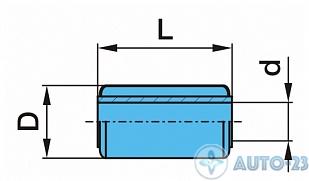 Сайлентблок полурессоры 30*60*72 BPW 0203159800
