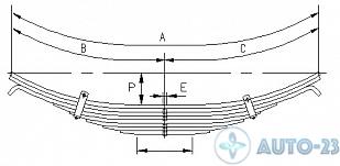 Рессора WEWELER A260Z055ZA70