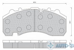 Тормозные колодки 29087 SAUER 29087