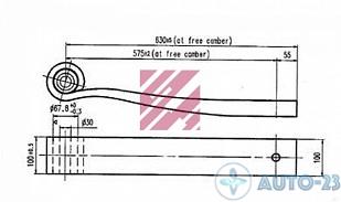 Рессора MARSHALL M1024101