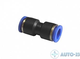 Фитинг-соединитель прямой T15/T15 пластик 021515