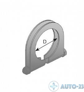 Хомут глушителя d=74.5 DINEX 50926