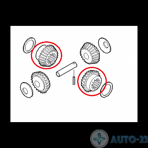 Сателлит дифференциала IVECO 7185843