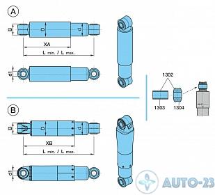 Амортизатор подвески 890441