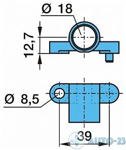 Кронштейн датчика ABS BPW 0318914610