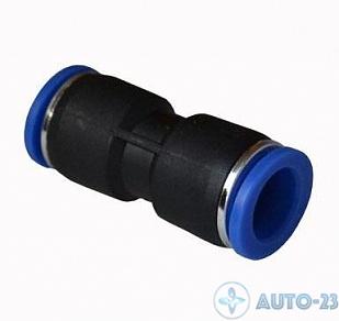 Фитинг-соединитель прямой T09/T09 пластик 020909