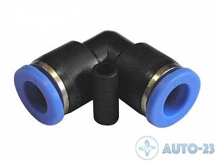 Фитинг-соединитель угловой T08/T08 пластик AKINTECH PUL08