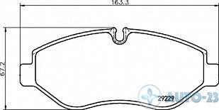 Тормозные колодки 29229 ERREVI PF9229
