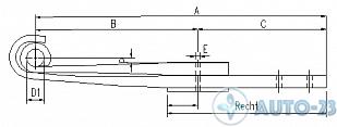 Полурессора MARSHALL M1026200