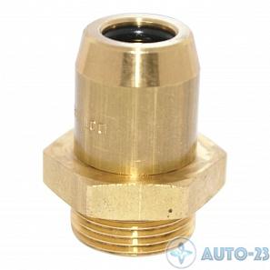 Фитинг прямой с наружной резьбой T12x1,5/M22x1,5 латунь RAUFOSS 6237377