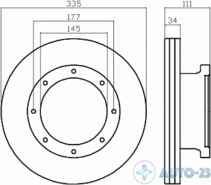 Диск тормозной S&K GMBH 016663