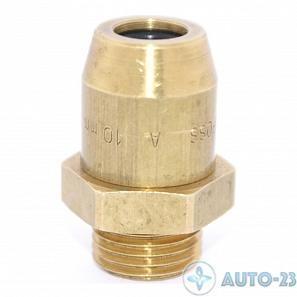 Фитинг прямой с наружной резьбой T10x1,5/M16x1,5 латунь RAUFOSS 6237336