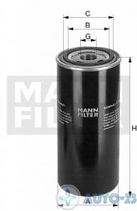 Фильтр масляный для гидросистемы MANN FILTER WD9205
