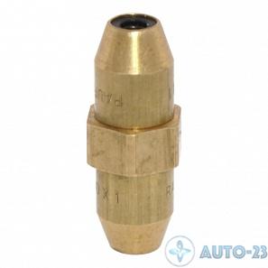 Фитинг-соединитель прямой T04x1,0/T04x1,0 латунь RAUFOSS 6237195 