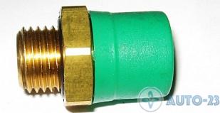 Фитинг с наружной резьбой P5/T10x1,0 латунь RAUFOSS 6237010