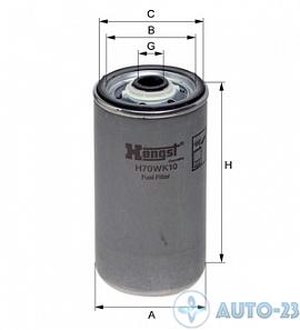 Фильтр топливный HENGST H70WK10 