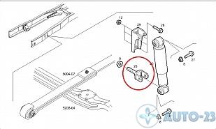Кронштейн амортизатора передний IVECO 41225200