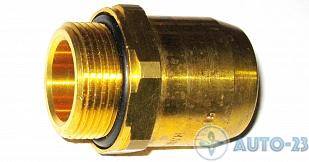 Фитинг прямой с наружной резьбой T16x2,0/M26x1,5 латунь RAUFOSS 6237468