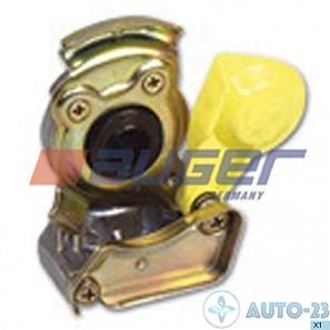 Головка соединительная воздух M16x1.5 10бар желтая с клапаном S&K GMBH SK689000901