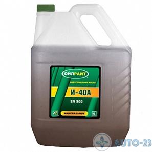 Масло индустриальное OILRIGHT И-40А 10л