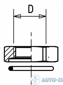 Фитинг-гайка М16x1,5 с уплотнением RAUFOSS 6237746