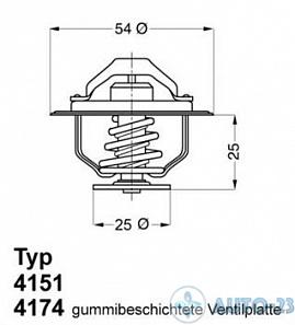 Термостат [79C] WAHLER 417479D