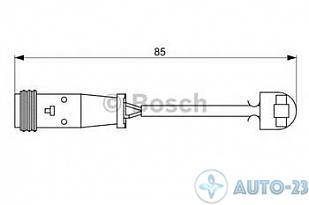 Датчик износа тормозных колодок задний BOSCH 1987473038