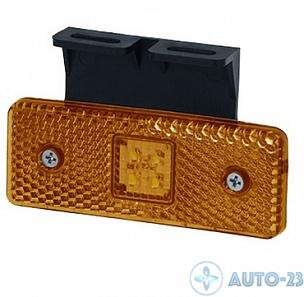 Указатель габаритов - cветодиод (желтый с кронштейном) LED 191180